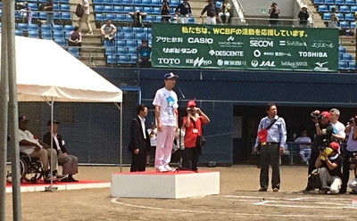 世界少年野球大会　王さん挨拶